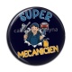 Cabochon Résine - super mécanicien