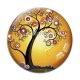 Cabochon Verre - arbre de vie