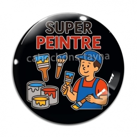 Cabochon Verre - super peintre