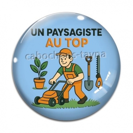 Cabochon Verre - un paysagiste au top