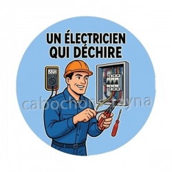 un électricien qui déchire