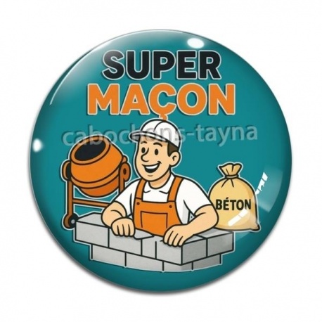 Cabochon Verre - super maçon