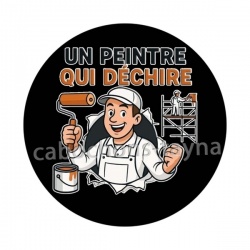 un peintre qui déchire