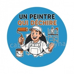 un peintre qui déchire