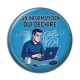 Cabochon Résine -  un informaticien qui déchire