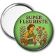 Miroir de poche - super fleuriste