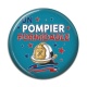 Cabochon Résine - un pompier formidable
