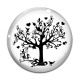 Cabochon Verre - arbre de vie
