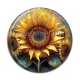 Cabochon Résine - tournesol