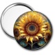 Miroir de poche - tournesol