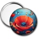 Miroir de poche - coquelicot