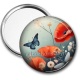 Miroir de poche - coquelicot