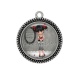 Pendentif Cabochon Argent - fille