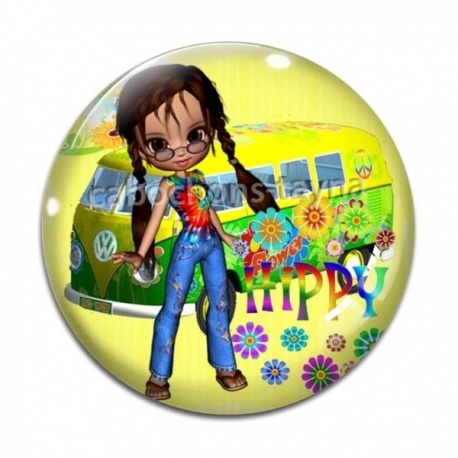 Cabochon Verre - fille van