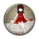 Cabochon Résine - petite fille