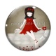 Cabochon Verre - petite fille