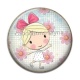 Cabochon Résine - petite fille