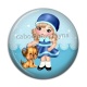 Cabochon Résine - petite fille