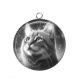 Pendentif Cabochon Argent - chat