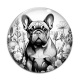 Cabochon Verre - chien