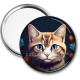 Miroir de poche - chat