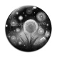Cabochon Verre -  pissenlit