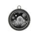 Pendentif Cabochon Argent -  pissenlit