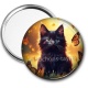Miroir de poche - chat