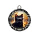 Pendentif Cabochon Argent - chaton