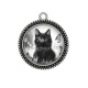 Pendentif Cabochon Argent - chaton