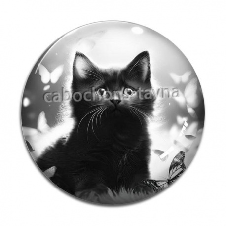 Cabochon Verre - chaton
