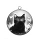 Pendentif Cabochon Argent - chaton