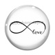 Cabochon Verre - love