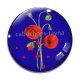 Cabochon Verre - coquelicot