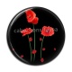 Cabochon Résine - coquelicot
