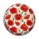 Cabochon Résine - coquelicot