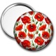 Miroir de poche - coquelicot