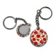 Porte clés - coquelicot
