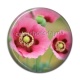 Cabochon Résine - coquelicot