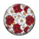 Cabochon Résine - coquelicot