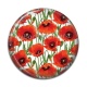 Cabochon Résine - coquelicot