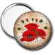 Miroir de poche - coquelicot