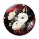 Cabochon Verre - coquelicot