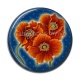 Cabochon Résine - coquelicot