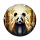 Cabochon Verre - panda