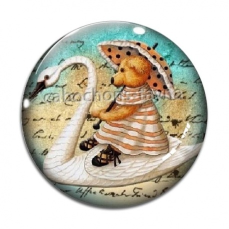 Cabochon Verre - nounours