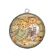 Pendentif Cabochon Argent - nounours