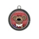 Pendentif Cabochon Argent - nounours