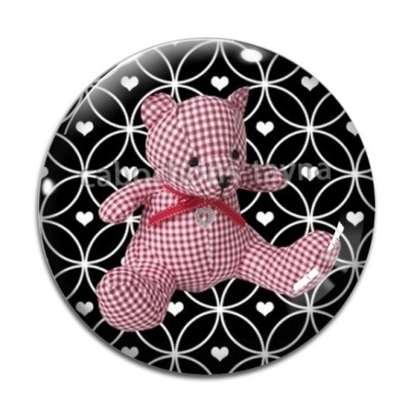 Cabochon Verre - nounours