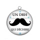 Pendentif Cabochon Argent - un DHR qui déchire